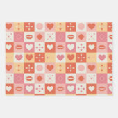 Antike Rosen klassisch romantisch Geschenkpapier Set (Vorderseite 3)