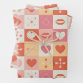 Antike Rosen klassisch romantisch Geschenkpapier Set (Beispiel)