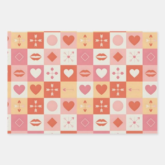 Antike Rosen klassisch romantisch Geschenkpapier Set (Vorderseite)