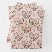 Antike Rosen klassisch romantisch Geschenkpapier Set (Beispiel)