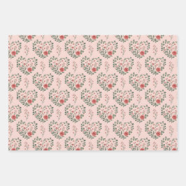 Antike Rosen klassisch romantisch Geschenkpapier Set