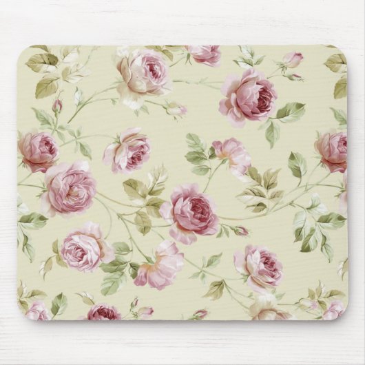 Antike Rosen Mousepad (Vorne)