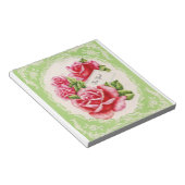 Antike Rosen Notizblock (angewinkelt)