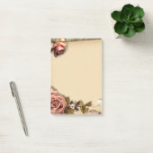 Antike Rosen Post-it Klebezettel (Büro)