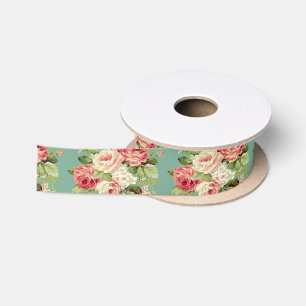 Antike Rosen Satinband