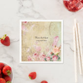 Antike Rosen Serviette (Beispiel)