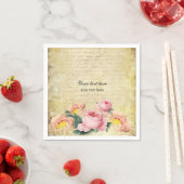 Antike Rosen Serviette (Beispiel)