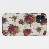 Antike Rosen-Tapete Case-Mate iPhone Hülle (Rückseite (Horizontal))