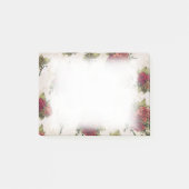 Antike Rosen-Tapete Post-it Klebezettel (Vorderseite)