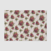 Antike Rosen-Tapete Seidenpapier (Vorderseite)