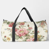 Antike Rosen- und Chintz-Blumenmuster Duffle Bag (Vorderseite)