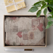 Antike Rosen und Putten Seidenpapier (Geschenk)