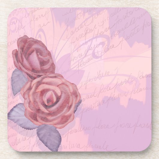 Antike Rosen, Untersetzer (Vorderseite)
