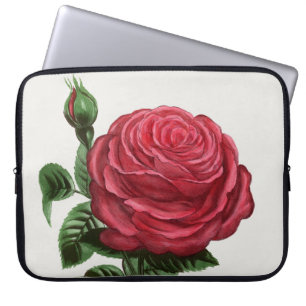 Antike Rosenlithografie, François-Frédéric Grobon Laptopschutzhülle
