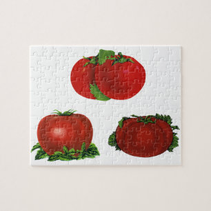 Antike rote reife Tomaten Lebensmittel, Obst, Gemü Puzzle