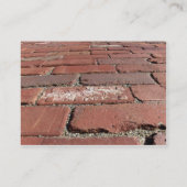 Antike rote Steine Visitenkarte (Rückseite)