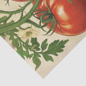 Antike rote Tomaten - Botanischer Decoupage Seidenpapier (Detail)