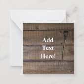 Antike rote Traktorkarte Mitteilungskarte (Rückseite)