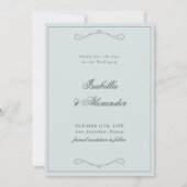 Antike Royal Swan Princess Märchen Hochzeit Save The Date (Rückseite)