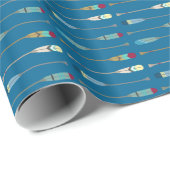 Antike Ruder Geschenkpapier (Rolleneckpunkt)