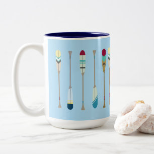 Antike Ruder Zweifarbige Tasse