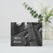 Antike Ruinen auf neue Adresse Ankündigungspostkarte (Stehend Vorderseite)