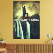 Antike Ruinen Fantasy Landschaft Leinwanddruck (Insitu (Wohnzimmer))