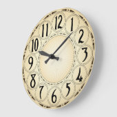 Antike runde Wanduhr (Winkel)