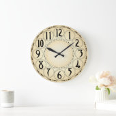 Antike runde Wanduhr (Zuhause)