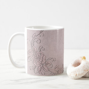 Antike rustikale Glamour Elegante Rose Shabby Chic Kaffeetasse