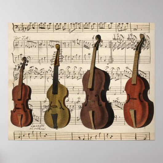 Antike Saiteninstrumente Poster (Vorne)