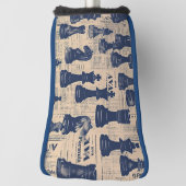 Antike Schachfigur Golf Headcover (Rotieren 90)
