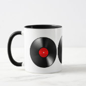 Antike Schallplatte Kaffeetasse (Links)