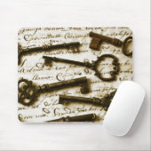 Antike Schlüssel Mousepad (Mit Mouse)