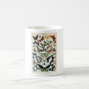 Antike Schmetterlinge der Welt Kaffeetasse