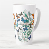 Antike Schmetterlinge des 19. Jahrhunderts - Motor Milchtasse (Rechte Ecke)