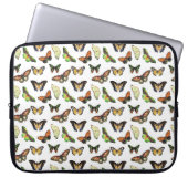 Antike Schmetterlinge Laptopschutzhülle (Vorderseite)