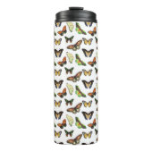 Antike Schmetterlinge Thermosbecher (Vorderseite)