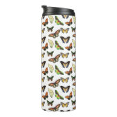Antike Schmetterlinge Thermosbecher (Nach rechts gedreht)