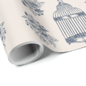 Antike Schmetterlinge und Flora Geschenkpapier (Rolleneckpunkt)