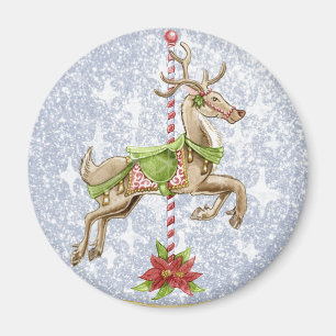 Antike Schneekugel Magnet