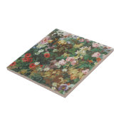 Antike schöne Blumen Blumenmalerei Fliese (Seite)