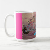 Antike Schönheitsblauer LKW Kaffeetasse (Links)