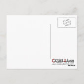 Antike Schreibmaschine 2 Postkarte (Rückseite)