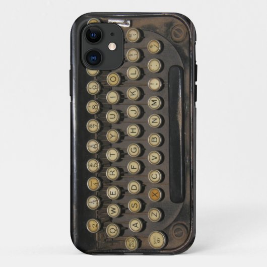 Antike Schreibmaschine Case-Mate iPhone Hülle (Rückseite)
