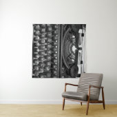 Antike Schreibmaschine, die im Korrespondenzverkeh Wandteppich (Beispiel (Horizontal))