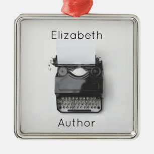 Antike Schreibmaschine für Journalisten Autoren Bl Ornament Aus Metall