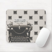 Antike Schreibmaschine Mousepad (Mit Mouse)