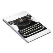 Antike Schreibmaschine Notizblock (Rechte Seite)