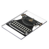 Antike Schreibmaschine Notizblock (Linke Seite)